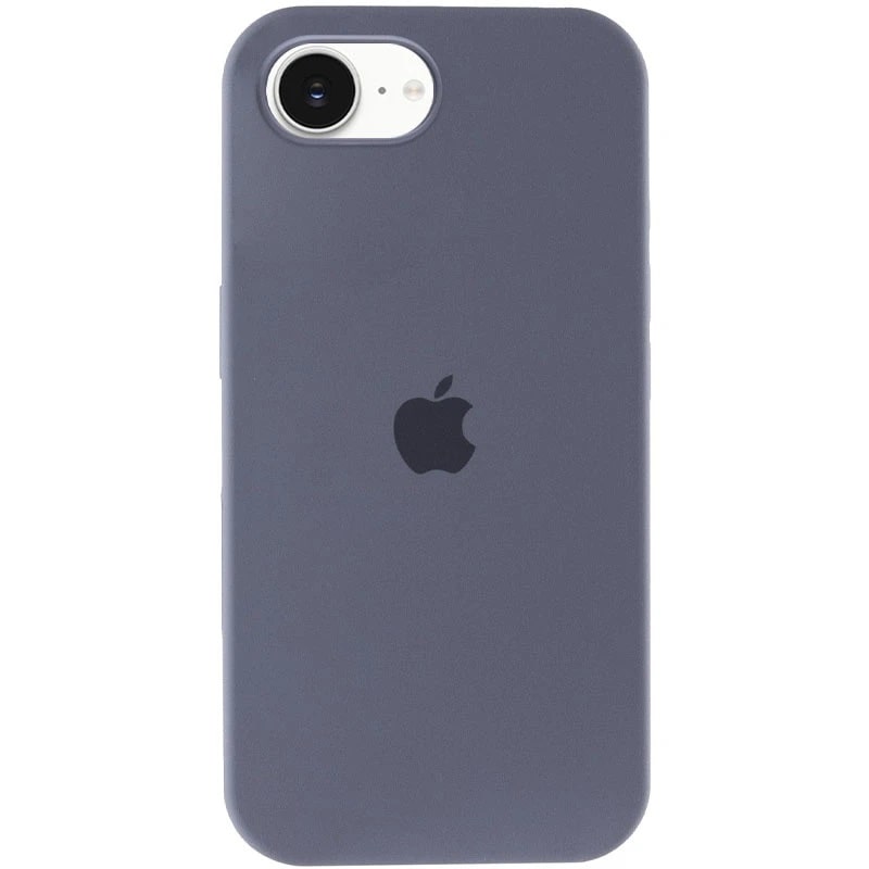 Чохол Silicone Case Full Protective (AA) для Apple iPhone 16e (6.1") (Сірий / Lavender Gray) + скло в подарунок