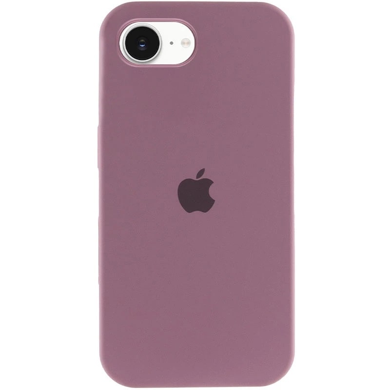 Чехол Silicone Case Full Protective (AA) для Apple iPhone 16e (6.1") (Лиловый/Lilac Pride) + стекло в подарок