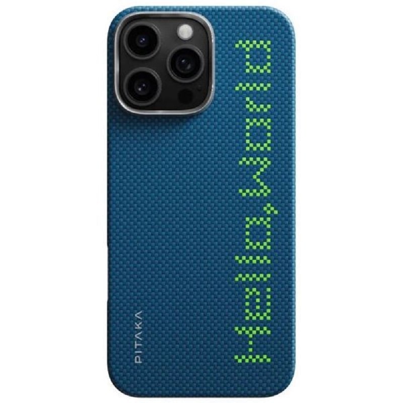 Чохол Pitaka Tactile Woven Case Hello World for iPhone 16 Pro (KI1602HWT)