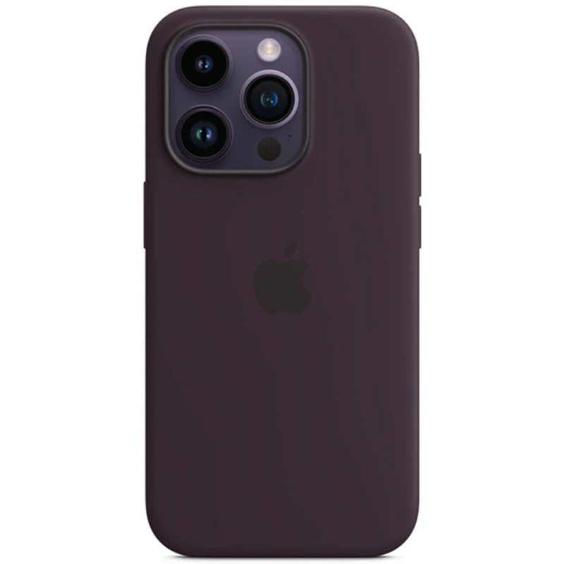 Чохол Silicone Case Full Protective (AA) для Apple iPhone 16 Pro (6.3") (Фіолетовий / Elderberry) + скло в подарунок