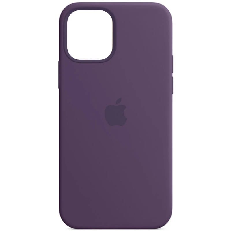 Чехол Silicone Case Full Protective (AA) для Apple iPhone 16 Pro Max (6.9") (Фиолетовый/Amethyst) + стекло в подарок
