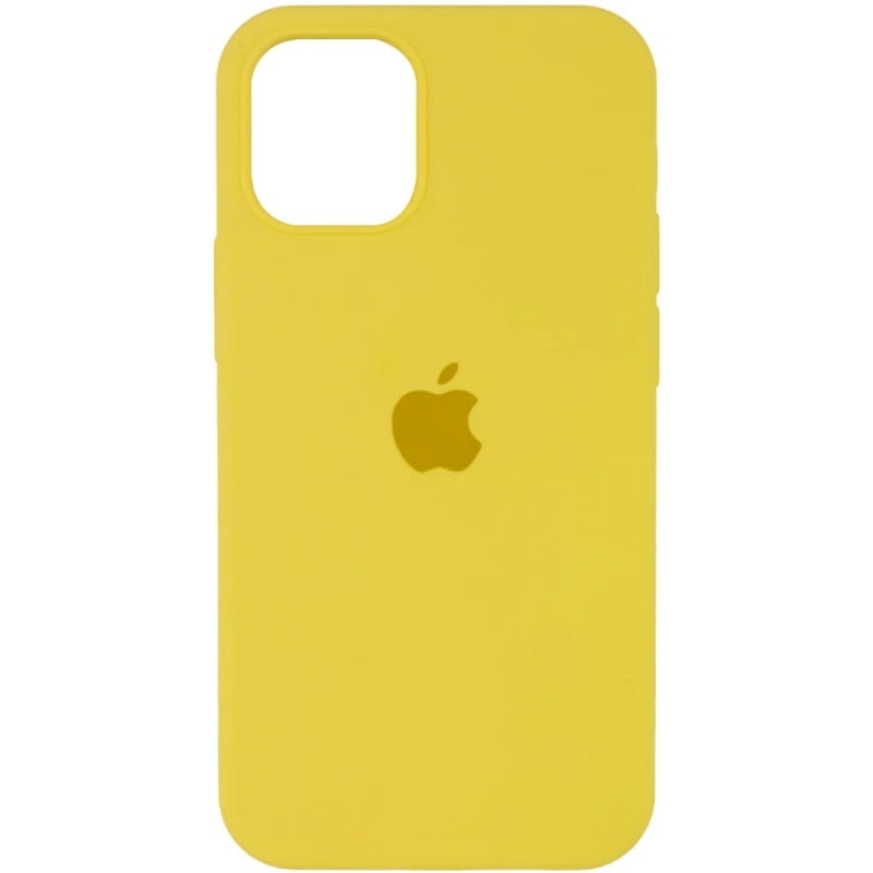 Чохол Silicone Case Full Protective (AA) для Apple iPhone 16 Pro Max (6.9") (Жовтий / Yellow) + скло в подарунок