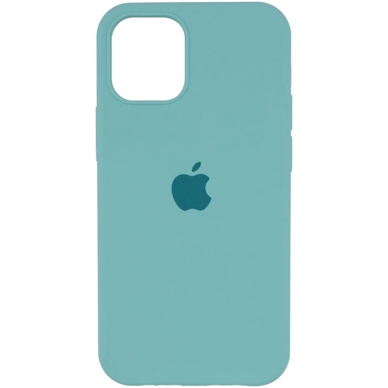 Чохол Silicone Case Full Protective (AA) для Apple iPhone 16 Pro Max (6.9") (Бірюзовий / Marine Green) + скло в подарунок