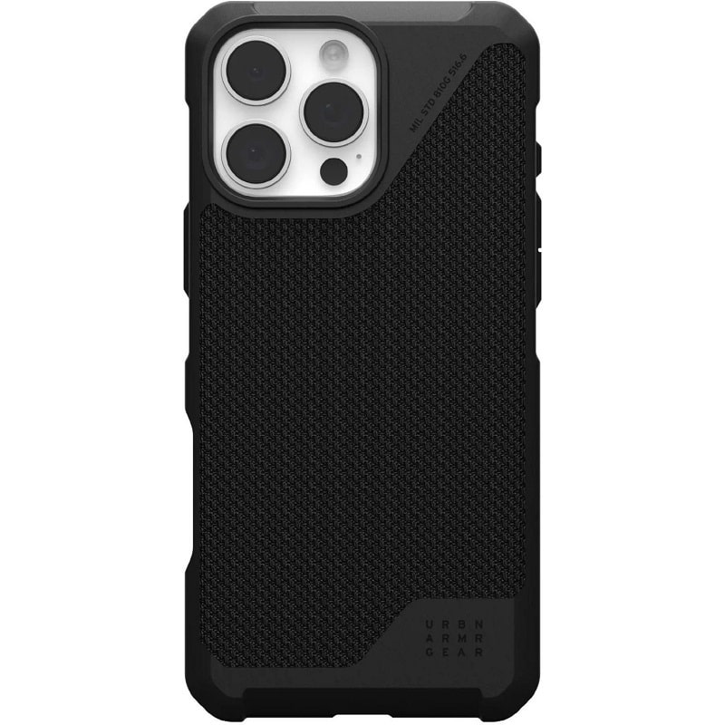 Чохол UAG для iPhone 16 Pro Max, Metropolis LT Magsafe, Kevlar Black (114453113940)