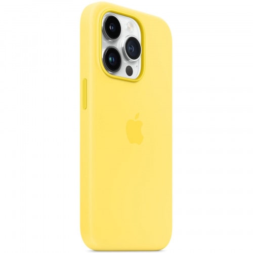 Чохол Silicone Case with MagSafe iPhone 14 Pro Canary Yellow - фото 1