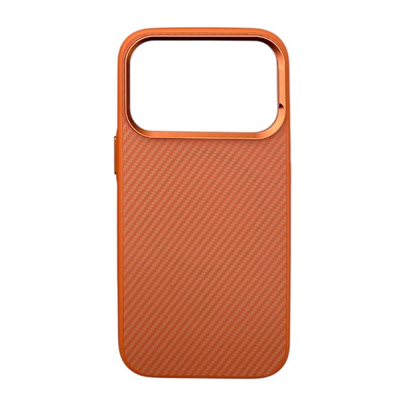 Чохол iPhone 17 Pro Kevlar Soft touch with MagSafe /orange