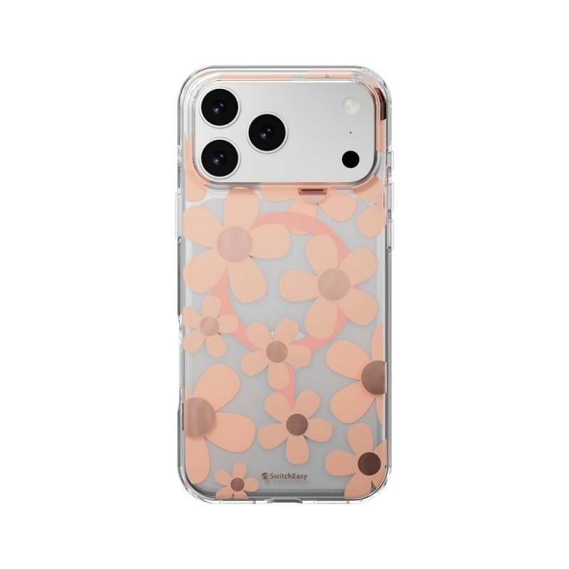 Чохол SwitchEasy Fleur M 3D Pattern Case with MagSafe for iPhone 17 Pro, Rose