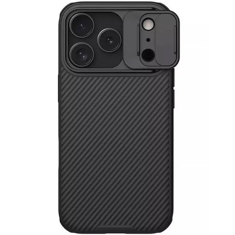 Карбоновая накладка Nillkin CamShield Pro для Apple iPhone 17 Pro (6.3") (Black)