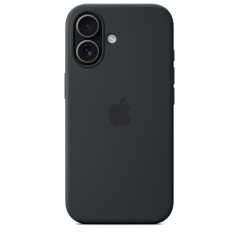 Чохол Silicone Case with MagSafe + Button iPhone 17 Black