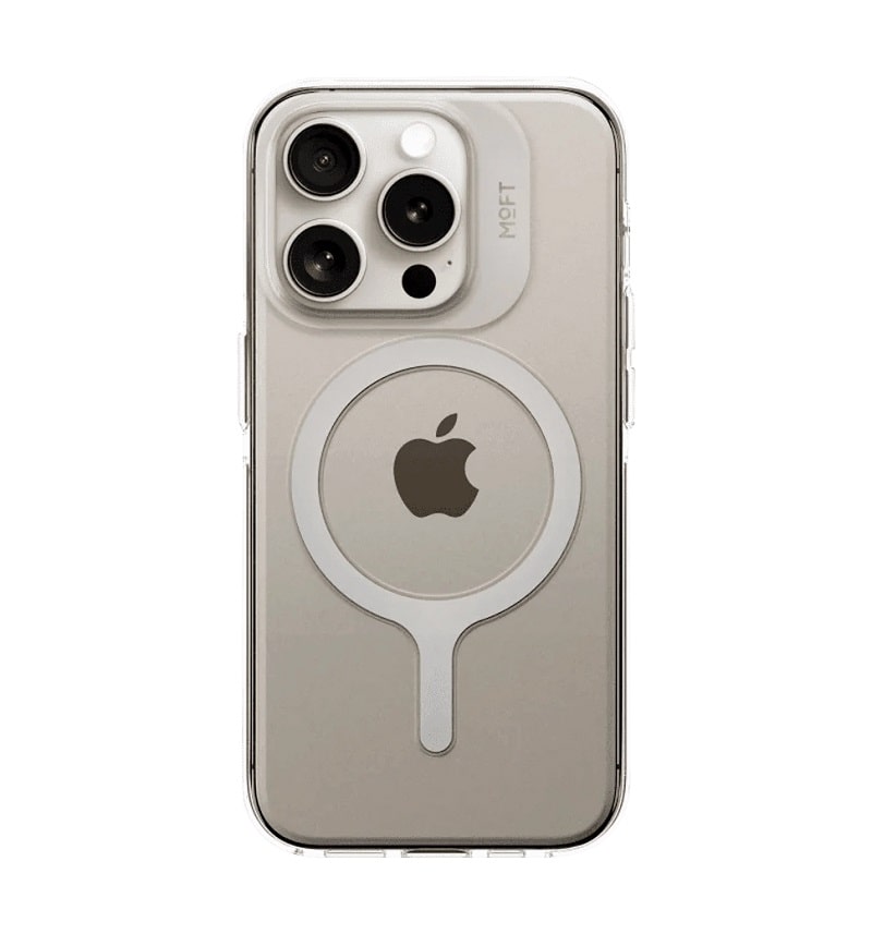 Чохол MOFT Snap Case for IPhone 15 Pro MagSafe Transparent (MD011-1-I15PRO-CR)