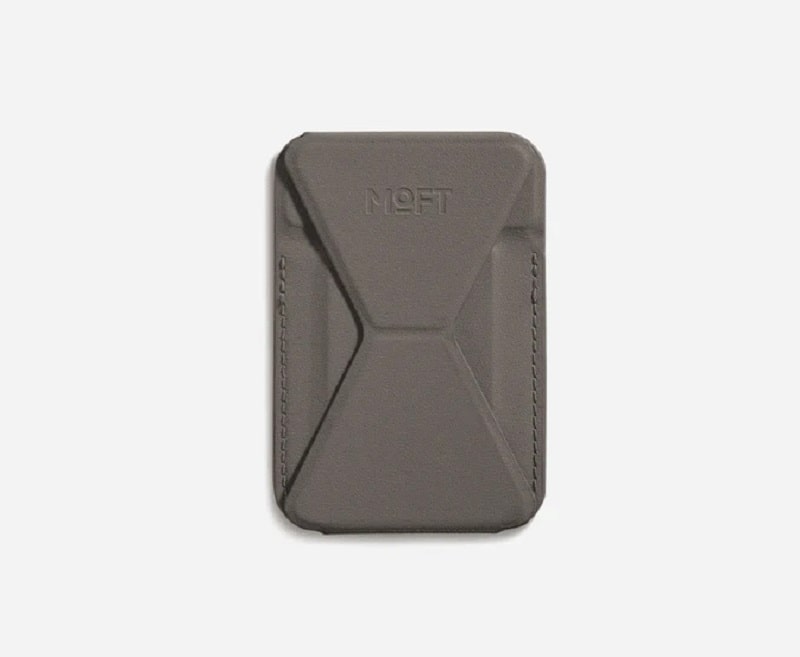 Магнитный кошелек-подставка Moft Snap-On MOVAS with magsafe Grey (MS007MP-1-MO-TPGY)