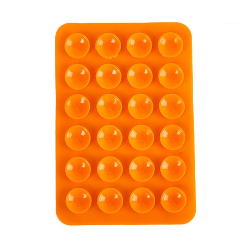 Держатель-присоска для телефона Velcro (Orange)