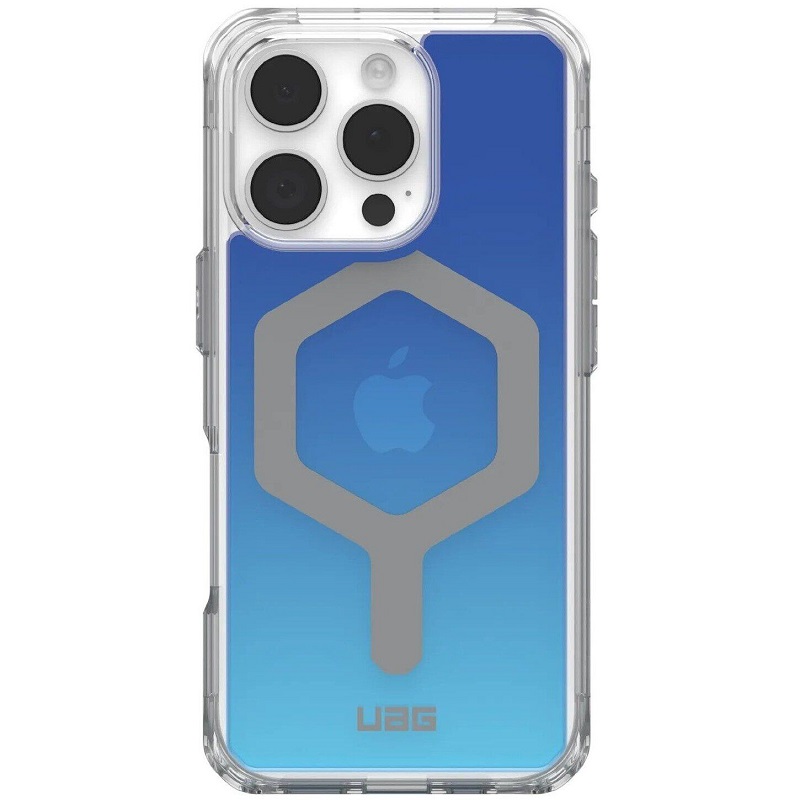 Чехол UAG для iPhone 16 Pro Plyo Magsafe LE Blue Ombre (114480115e5e)