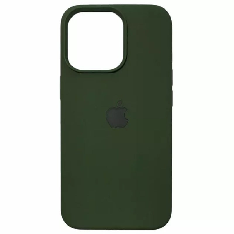 Чохол Silicone Case Open Camera iPhone 14 Pro, #54, Atrovirens