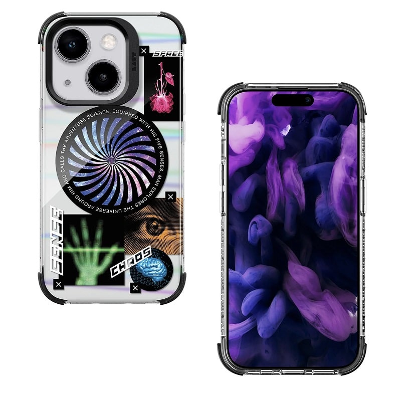 Чохол-накладка LAUT POP COSMIC with MagSafe for iPhone 15 Colourful (L_IP23A_POP_CO)