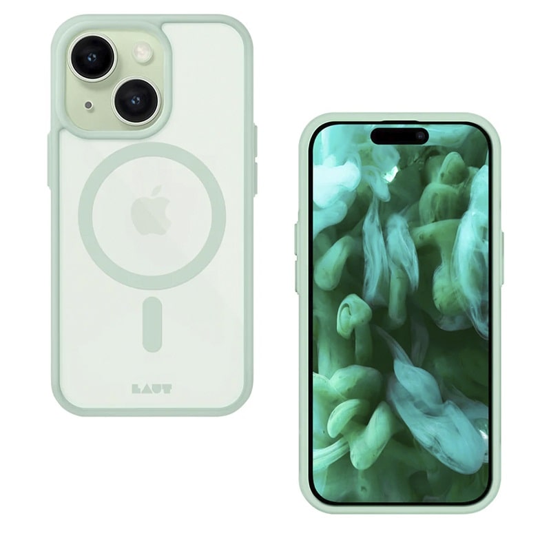 Чохол-накладка LAUT HUEX PROTECT with MagSafe for iPhone 15 Plus Mint (L_IP23C_HPT_MT)
