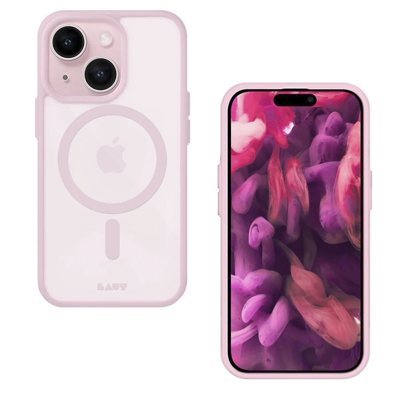 Чохол-накладка LAUT HUEX PROTECT with MagSafe for iPhone 15 Plus Pink (L_IP23C_HPT_P)