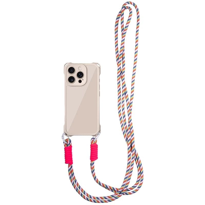 Чехол TPU CrossBody with straps для Apple iPhone 13 Pro Max (6.7") (Antique White)