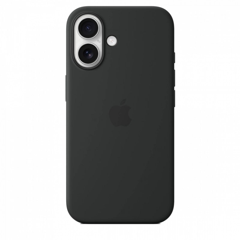 Чохол Silicone Case with MagSafe + Button iPhone 16 Black copi