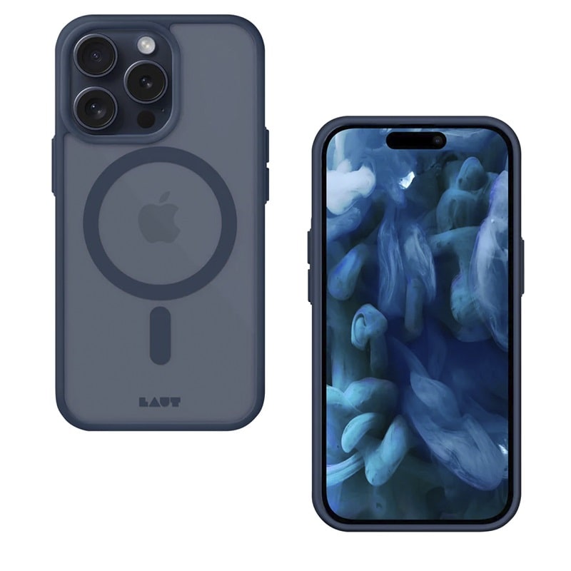 Чехол-накладка LAUT HUEX PROTECT with MagSafe for iPhone 15 Pro Max Dark Blue (L_IP23D_HPT_DB)