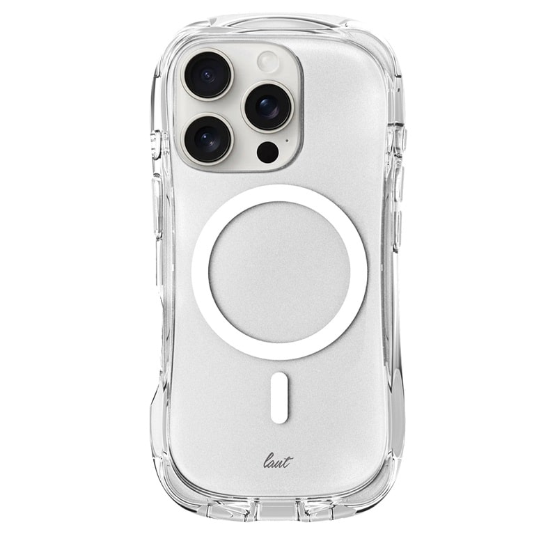 Чехол-накладка LAUT POP LUME with MagSafe for iPhone 16 Pro Max Crystal (L_IP24D_PL_UC)