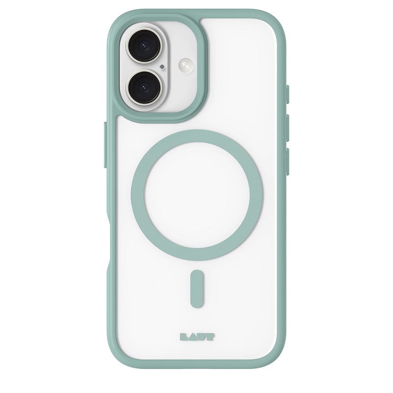 Чохол-накладка LAUT HUEX PROTECT with MagSafe for iPhone 16 Plus Silt Green (L_IP24C_HPT_GN)