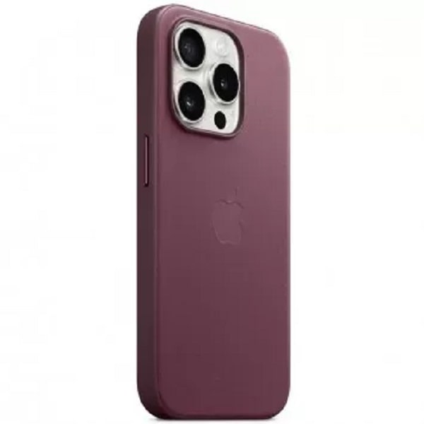 Чохол Leather Case with MagSafe iPhone 15 Pro Mulberry - фото 1