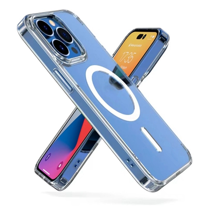 Чохол Mutural Jingtou TPU+PC MagSafe Case for iPhone 13 Pro Max (6,7) Transparent