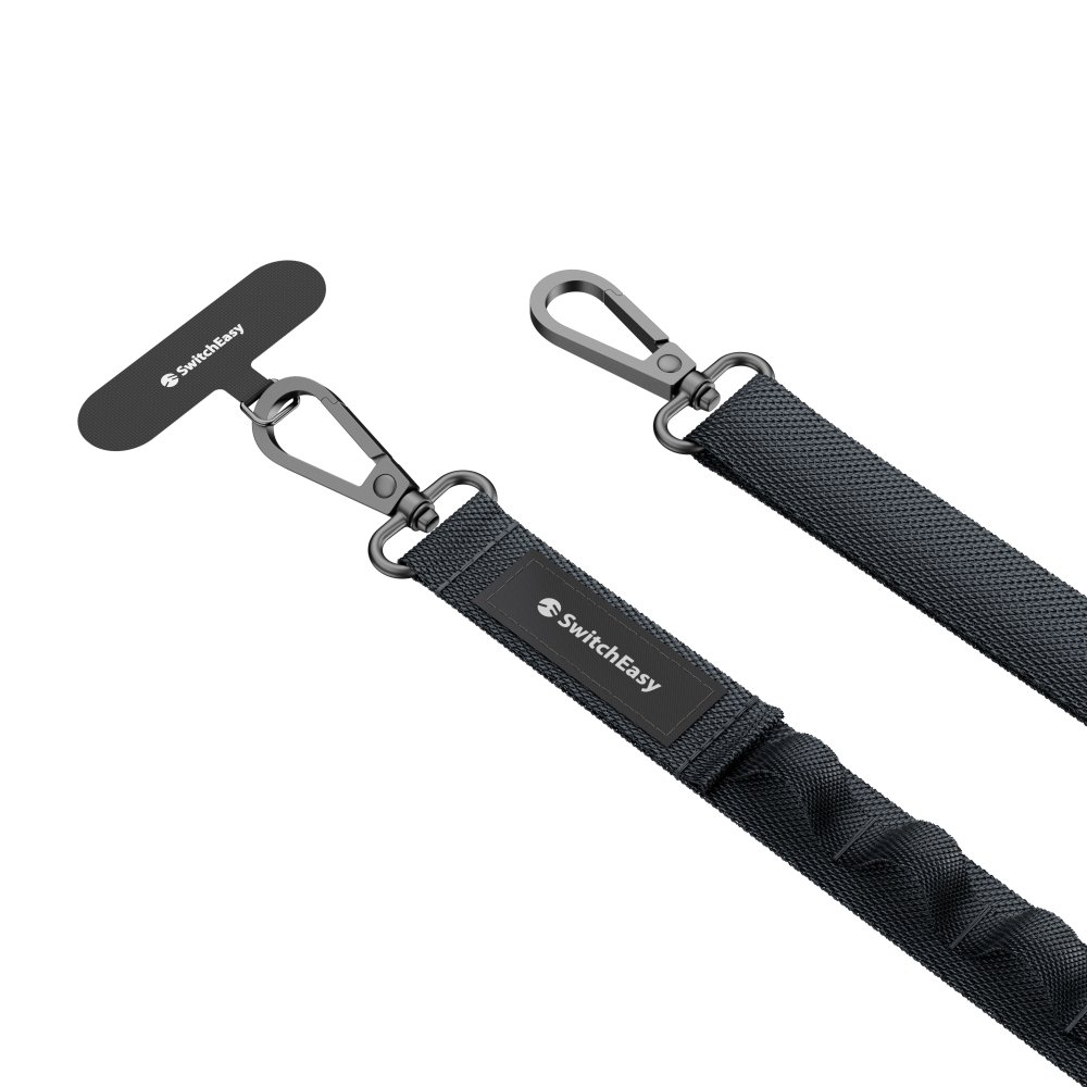 Ремешок 20 мм SwitchEasy with EasyStrap Card Dark Black - фото 1