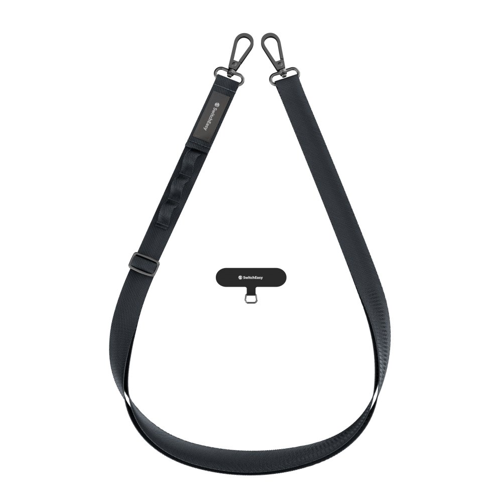 Ремешок 20 мм SwitchEasy with EasyStrap Card Dark Black - фото 2