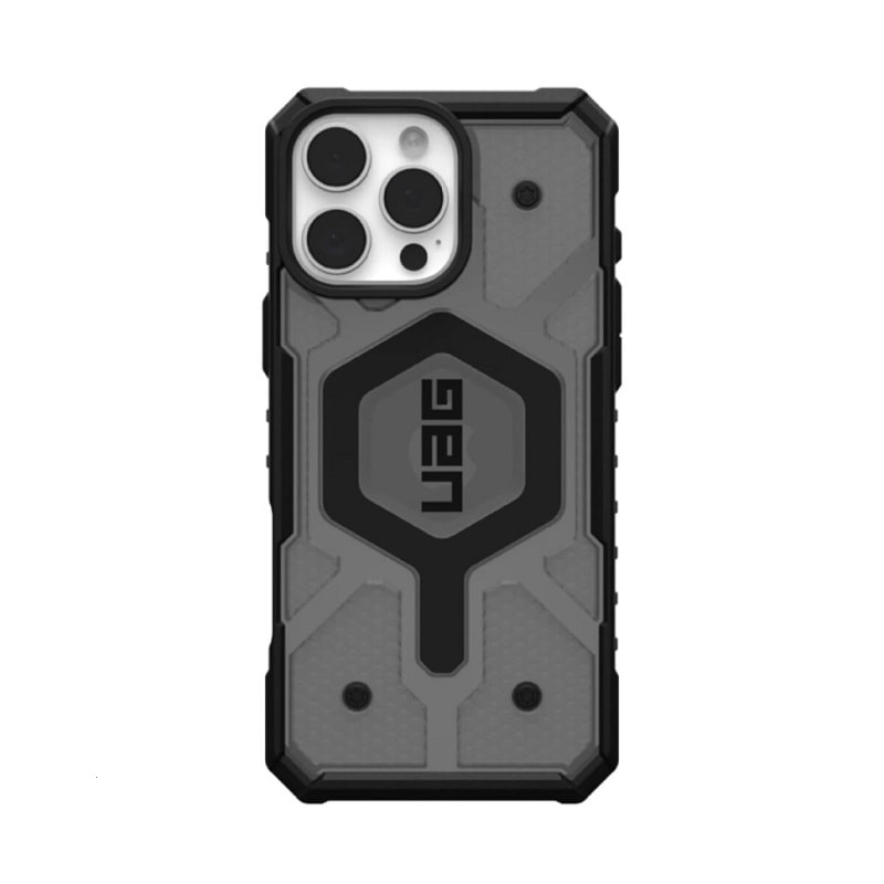 Чохол для смартфона UAG AAA Pathfinder Mag Clear for Apple iPhone 15 Pro Max All Black (UAGPTCL15ProMaxAllBlack)