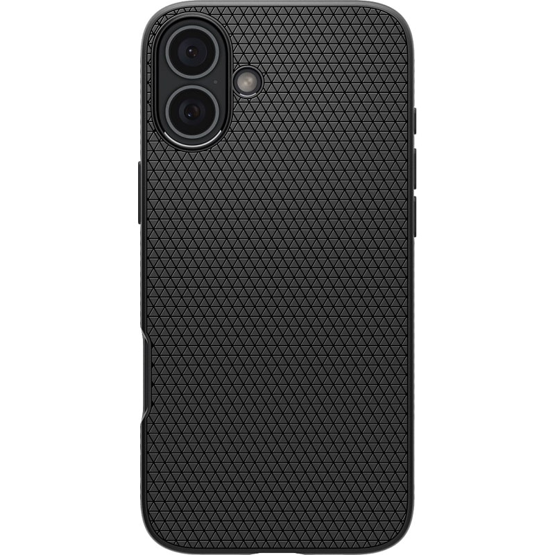 Чехол Spigen для iPhone 16 Plus, Liquid Air, Matte Black (ACS08066)