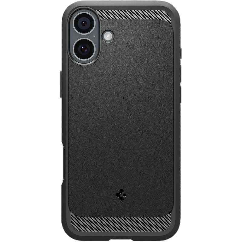 Чехол Spigen для iPhone 16, Rugged Armor MagFit, Matte Black (ACS08214)