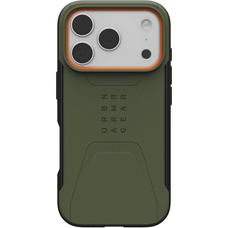 Чохол UAG для iPhone 17 Pro Civilian MagSafe Olive/Orange (114545117297)