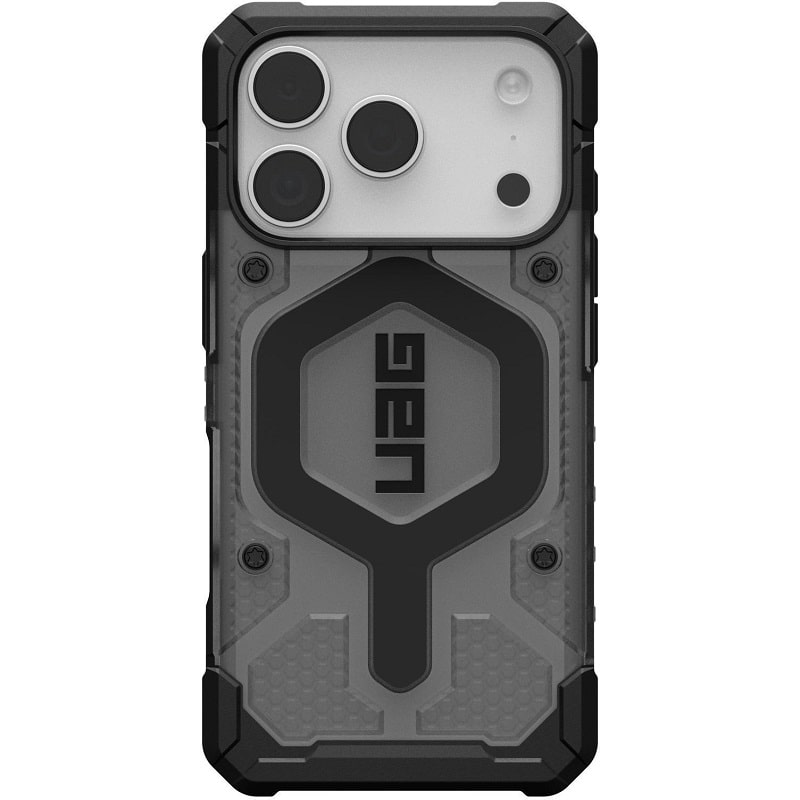 Чехол UAG для iPhone 17 Pro Pathfinder Clear MagSafe Ash/Black (114551113140)