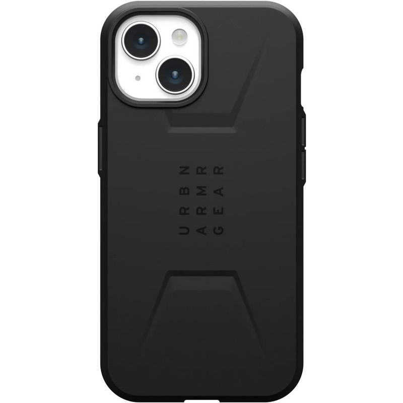 Чохол UAG для Apple iPhone 15 Civilian Magsafe, Black (114287114040)