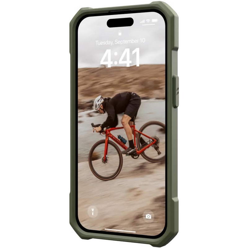 Чохол UAG для Apple iPhone 15 Essential Armor Magsafe, Olive Drab (114288117272) - фото 3