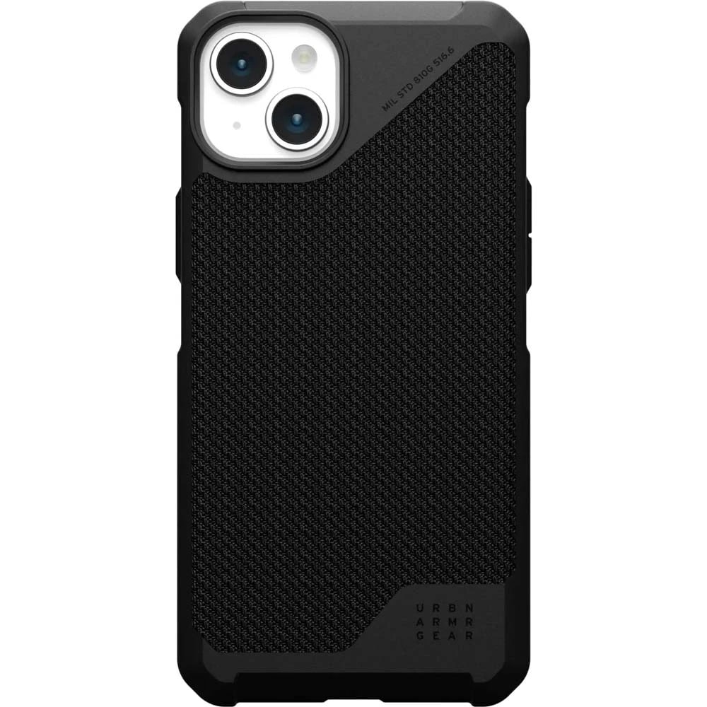 Чохол UAG для Apple iPhone 15 Metropolis LT Magsafe, Kevlar Black (114315113940)