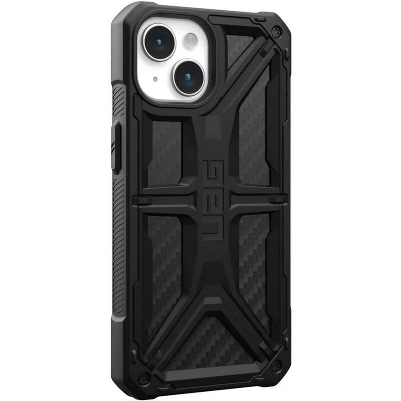 Чохол UAG для Apple iPhone 15 Monarch, Carbon Fiber (114289114242) - фото 2