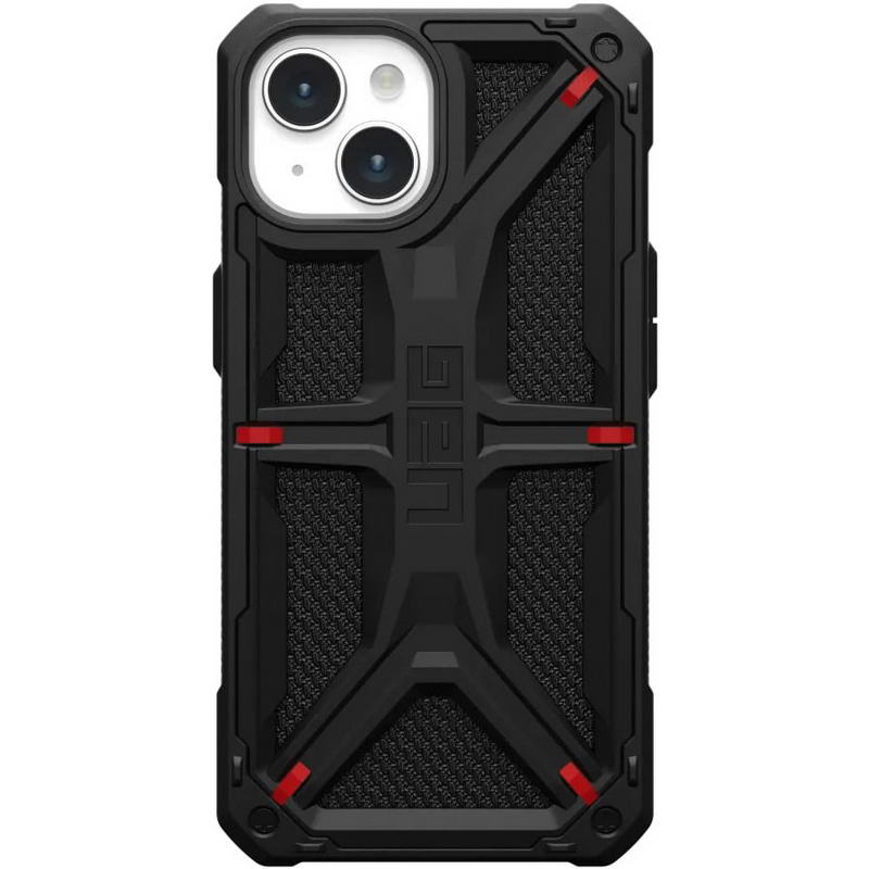Чехол UAG для Apple iPhone 15 Monarch, Kevlar Black (114289113940)