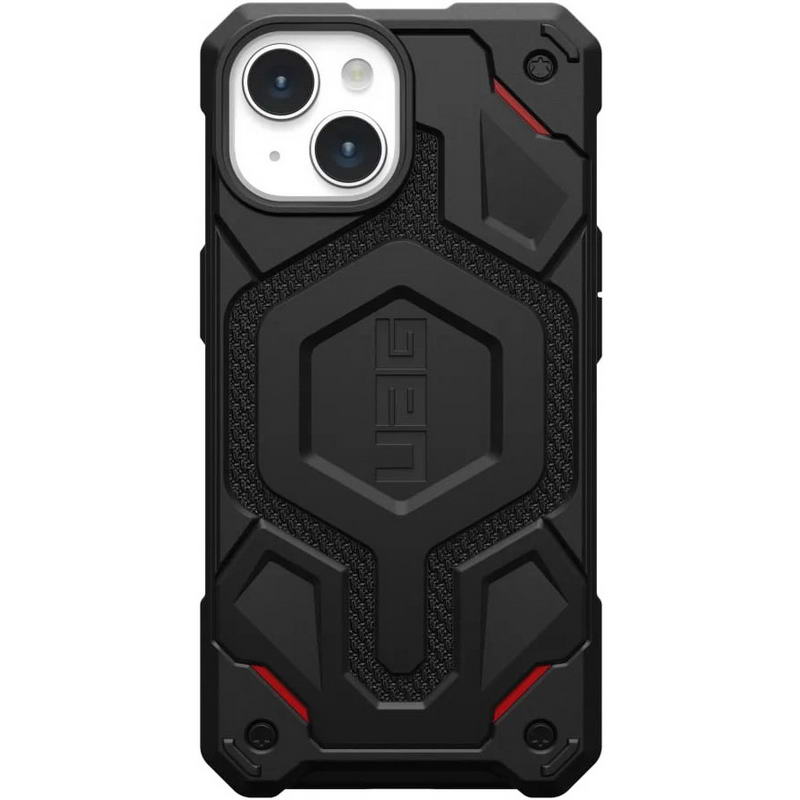 Чохол UAG для Apple iPhone 15 Monarch Pro Magsafe, Kevlar Black (114219113940)