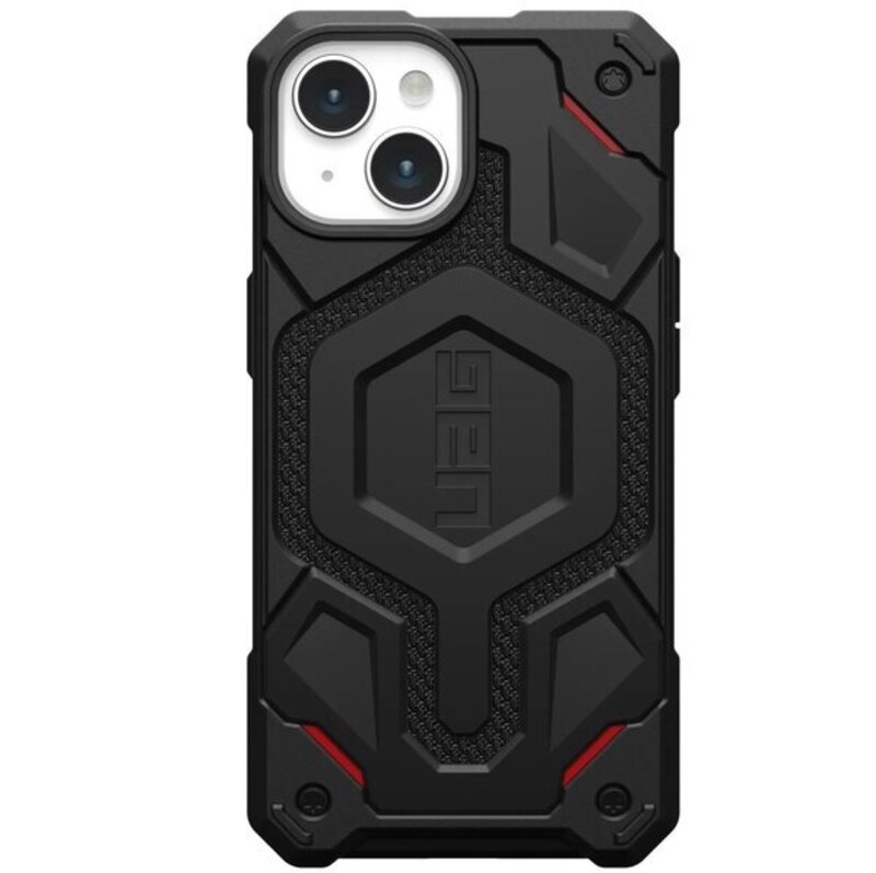 Чохол UAG для Apple iPhone 15 Plus Monarch Pro Magsafe, Kevlar Black (114220113940)