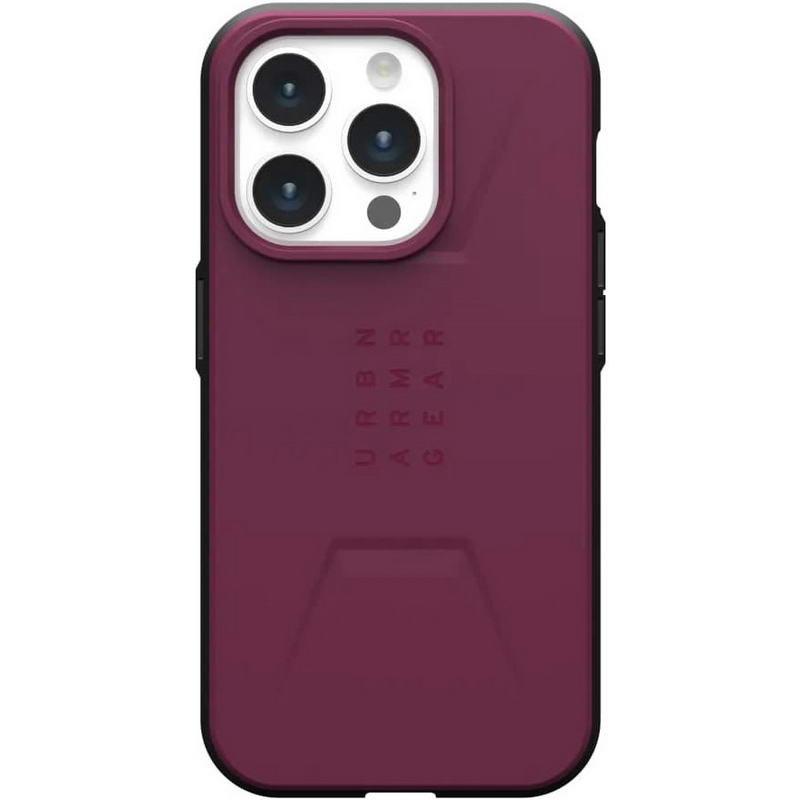 Чехол UAG для Apple iPhone 15 Pro Civilian Magsafe, Bordeaux (114275119049)
