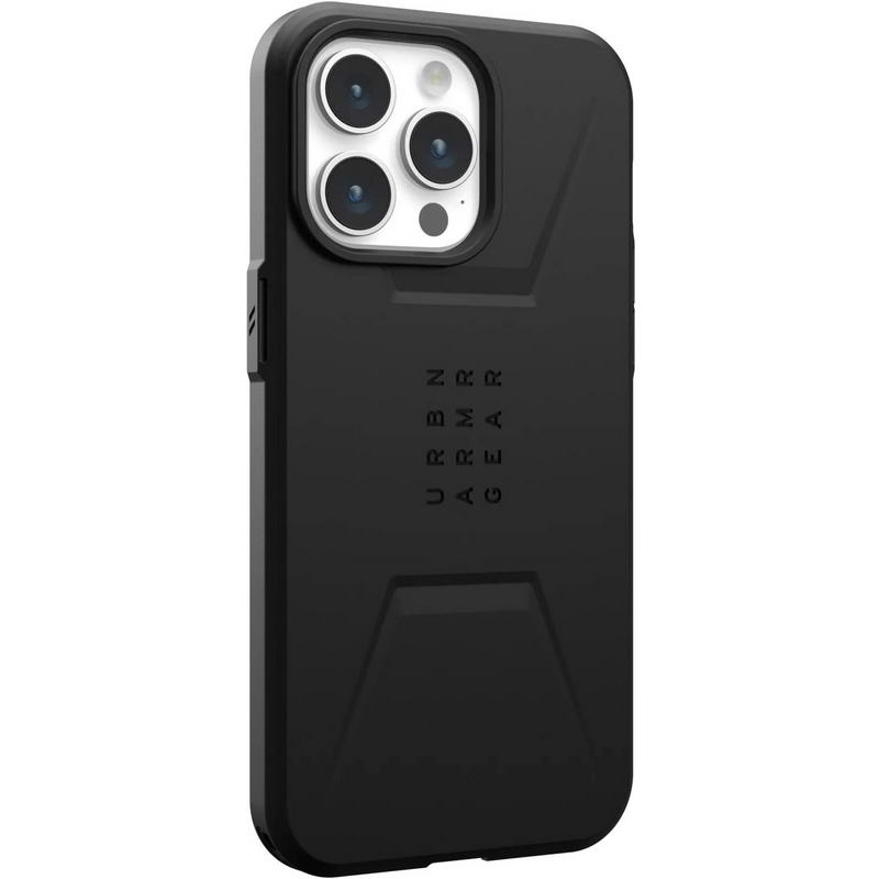 Чохол UAG для Apple iPhone 15 Pro Max Civilian Magsafe, Black (114295114040) - фото 2