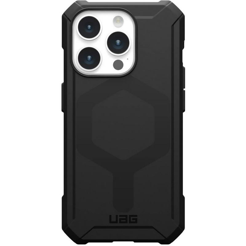 Чохол UAG для Apple iPhone 15 Pro Max Essential Armor Magsafe, Black (114296114040)