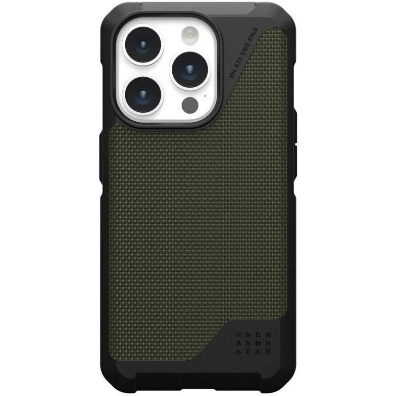 Чехол UAG для Apple iPhone 15 Pro Max Metropolis LT Magsafe, Kevlar Olive (114297113972)