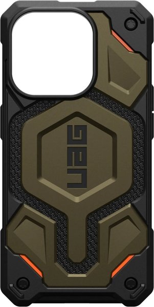 Чохол UAG для Apple iPhone 15 Pro Max Monarch, Kevlar Elemental Green (11429811397B)