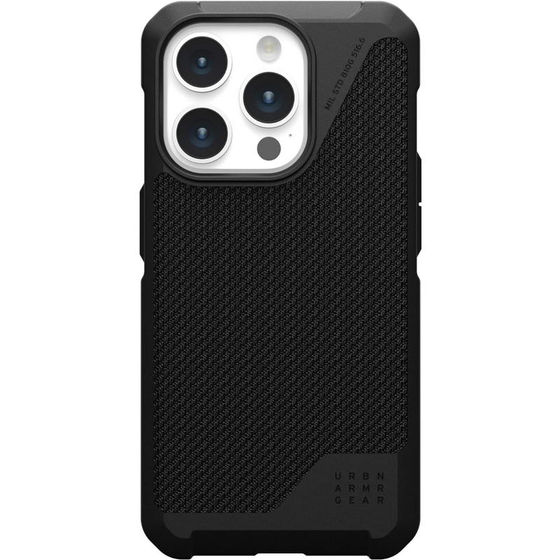 Чохол UAG для Apple iPhone 15 Pro Metropolis LT Magsafe, Kevlar Black (114277113940)