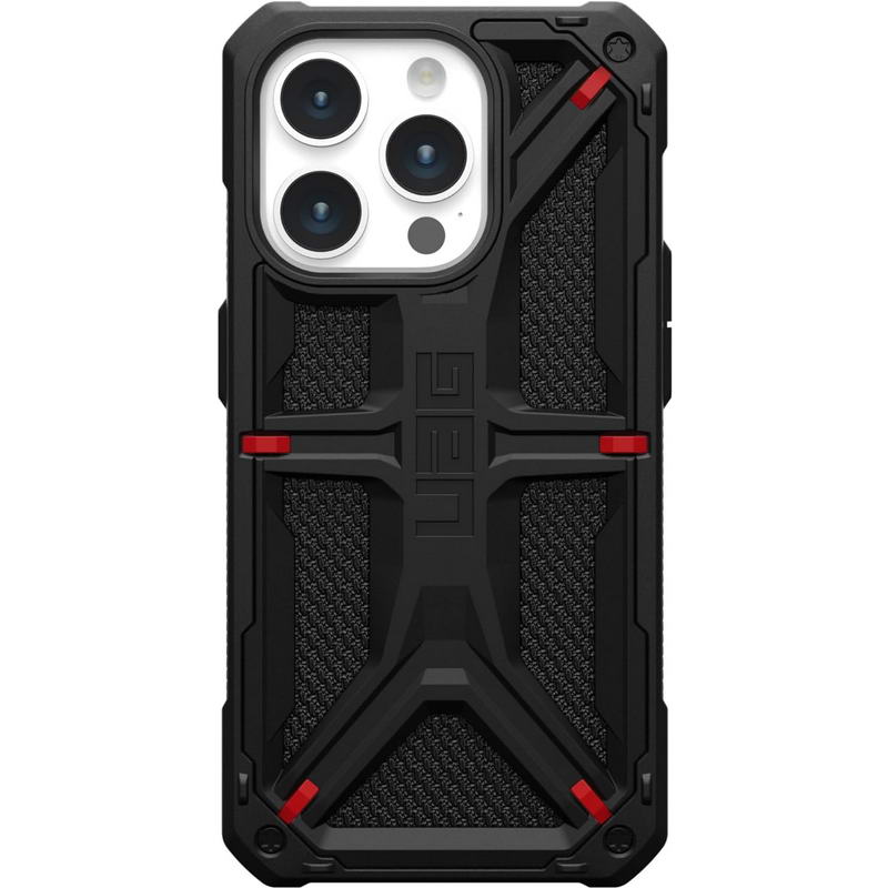 Чехол UAG для Apple iPhone 15 Pro Monarch, Kevlar Black (114278113940)