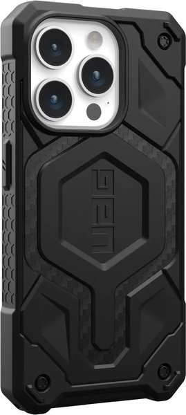 Чехол UAG для Apple iPhone 15 Pro Monarch Pro Magsafe, Carbon Fiber (114221114242)